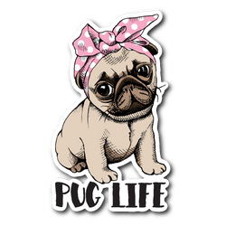 Pug Life Sticker